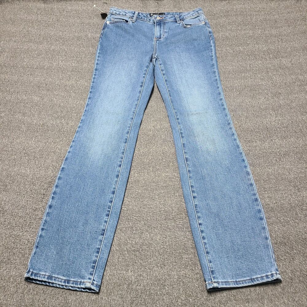 Member's Mark Jeans Womens 2 Blue Light Wash‎ Straight Leg Festival Denim Pants